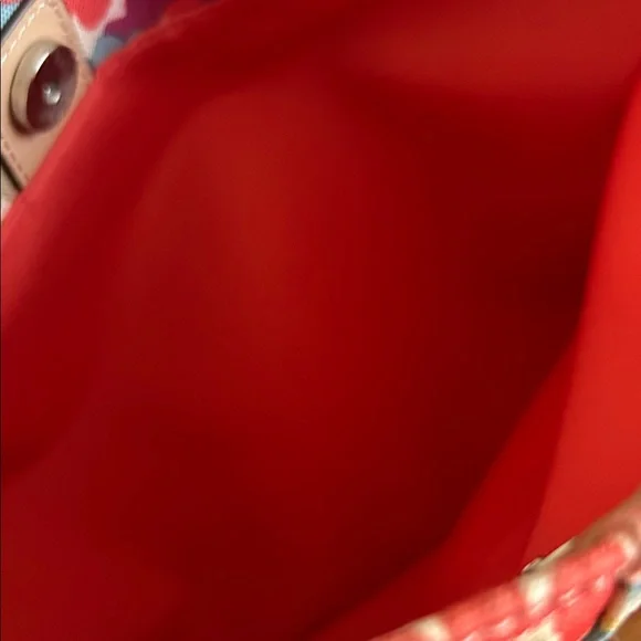 Coach 2014 Peyton Floral Drawstring Bucket Bag & Wallet in Discontinued Pattern - Picture 8 of 16